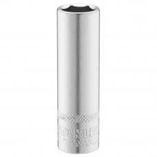Головка торцева STANLEY 1/4" х 10 мм, з шестигранним профілем висока, метрична.