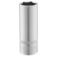 Головка торцева STANLEY 1/4" х 13 мм, з шестигранним профілем висока, метрична.