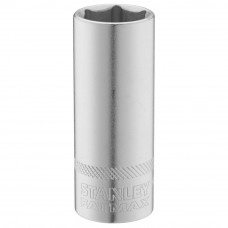 Головка торцева STANLEY 1/4" х 14 мм, з шестигранним профілем висока, метрична.