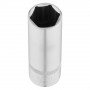 Головка торцева STANLEY 1/4" х 16 мм, з шестигранним профілем висока, метрична.