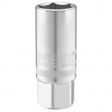 Головка торцева STANLEY 1/4" х 21 мм, з шестигранним профілем висока, метрична.