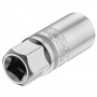 Головка торцева STANLEY 1/4" х 21 мм, з шестигранним профілем висока, метрична.