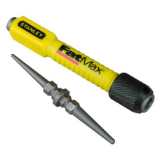 Пробоєць STANLEY "FatMax® Interchangeable Nail Set" з переставним наконечником d = 0.8 мм + 1.6 мм, L = 76 мм.