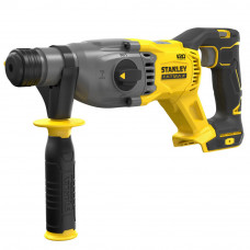Перфоратор акумуляторний безщітковий STANLEY FatMax, SDS-Plus, Li-Ion 18 В, 2.0 Дж, 3 режими, 5500 уд/хв, 1500 об/хв, без акумуляторів і зарядного пристрою, вага 2.84 кг