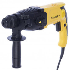 Перфоратор мережевий STANLEY, SDS-Plus, 800 Вт, 2.4 Дж, 3 режима, 0-4300 уд/хв, 0-1150 об/хв, валіза, вага 2.6 кг