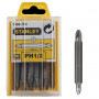 Біта двостороння STANLEY з шестигранним хвостовиком 1/4’ Ph1 і Ph2, L = 60 мм, 10 од.
