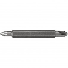 Біта двостороння STANLEY з шестигранним хвостовиком 1/4’ Ph1 і Ph2, L = 60 мм, 10 од.