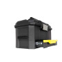 Ящик STANLEY 19’, 481 х 279 х 287 мм, пластиковий, з висувною секцією.