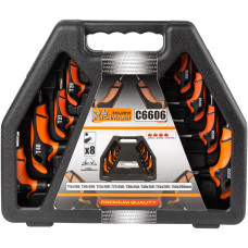 Набір ключів внутрішніх Torx T15-T50,в кейсі 8 шт., C6606