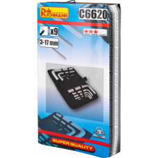 Набір шестигранників HEX 3-17 мм, 9 шт., C6620