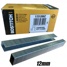 Скоби BOSTITCH, тип "72", довжина 12 мм, ширина 9.1 мм, мідне покриття, форма кінцевика "СР", 10000 од.