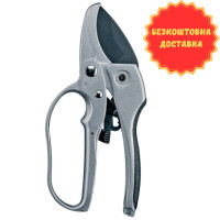 Секатор титановий контактний 17,5 см, з храповим механізмом макс. 20мм CENTRO 0133
