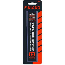 Леза для ножа 25 мм сегментовані вороновані 5 шт. FINLAND 1861F