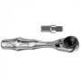 Wera Zyklop Mini 1-бітний храповик з ¼ "приводом 8001 A WE05073230001