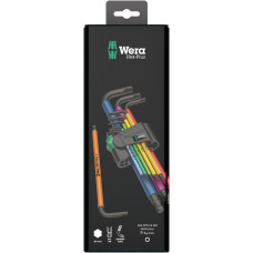 Набір ключів Wera HEX L, багатобарвний, довгі, метричний WE05073593001