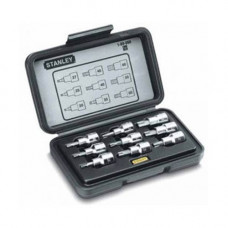 Набір голівок торцевих 1/2" STANLEY, TORX: Т20, Т25, Т27, Т30, Т40, Т50, Т55, Т60, 9 предметів